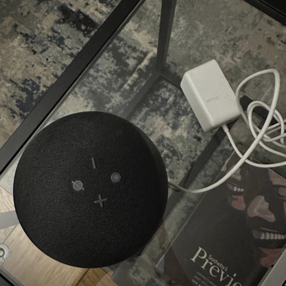 Amazon Alexa with chord